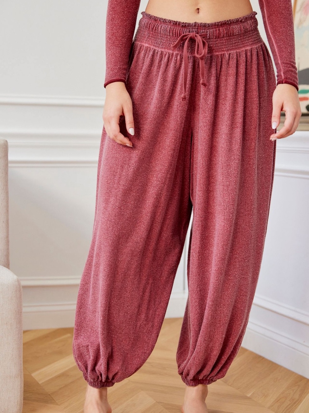 Urban Outfitters Rose Dust Wide Leg Harem Pants